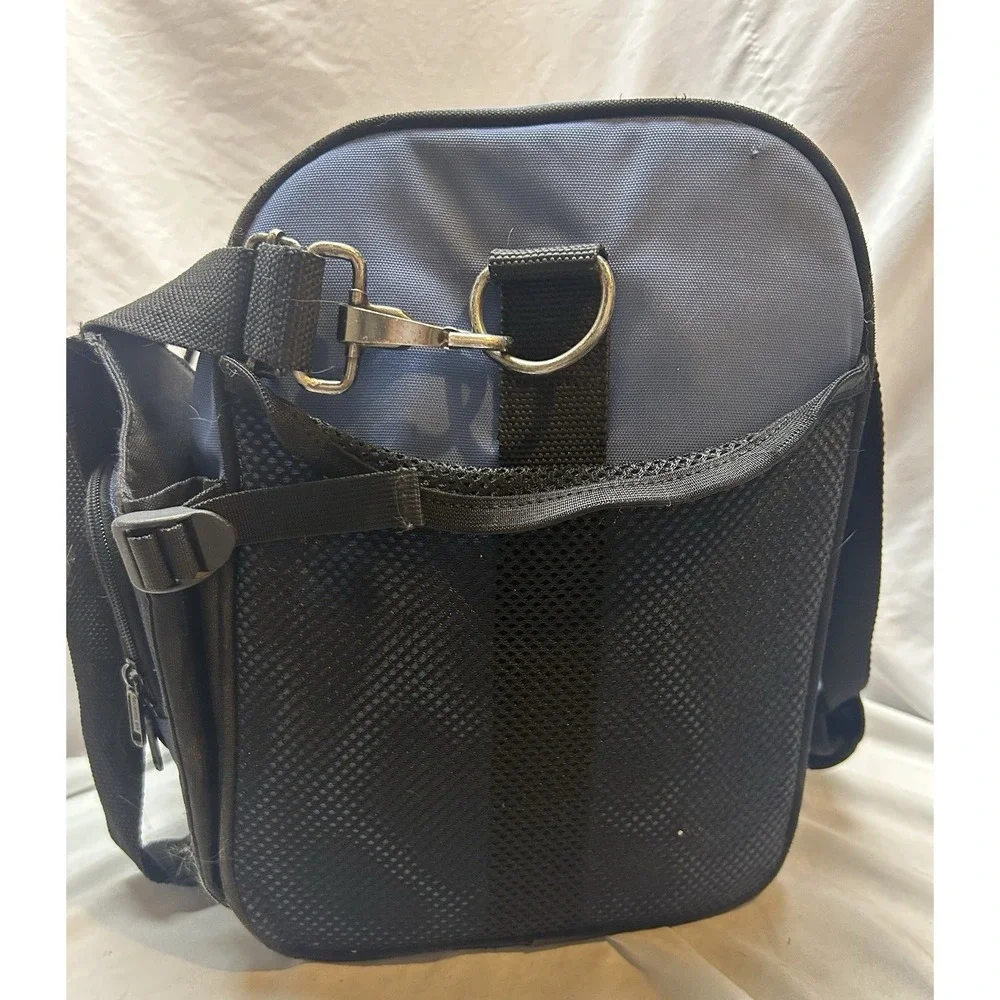 Columbia 300 Single Ball Tote Bowling Bag Blue with Zip Compartments and Strap